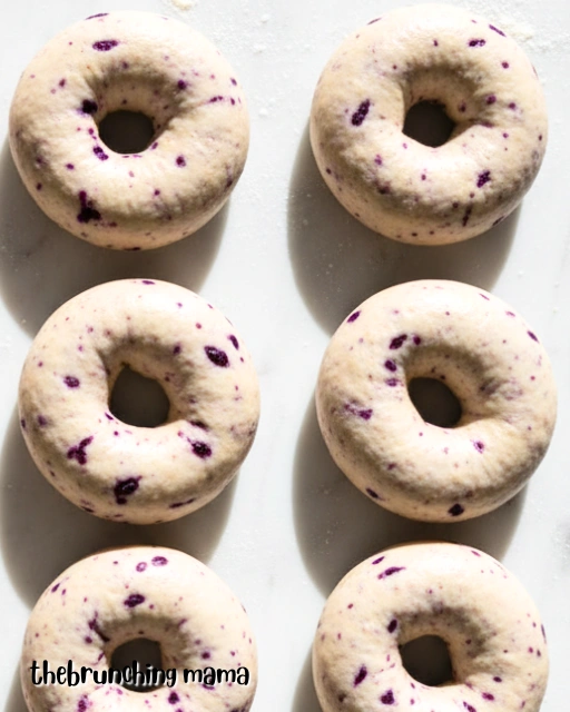 Blueberry cream cheese bagel