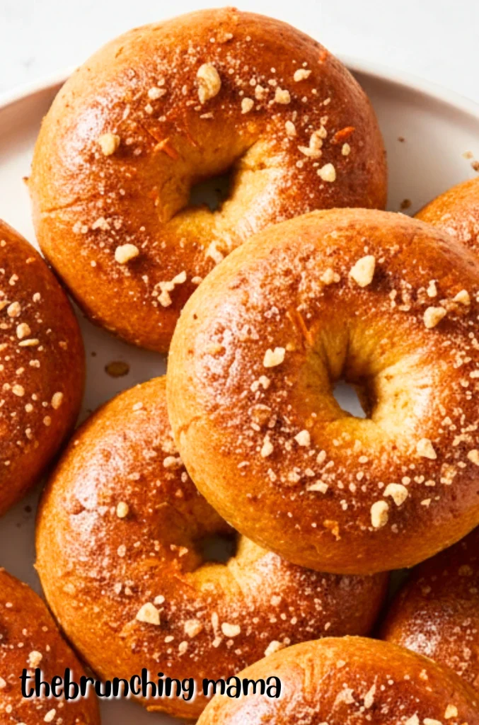 Homemade Carrot Cake Bagel