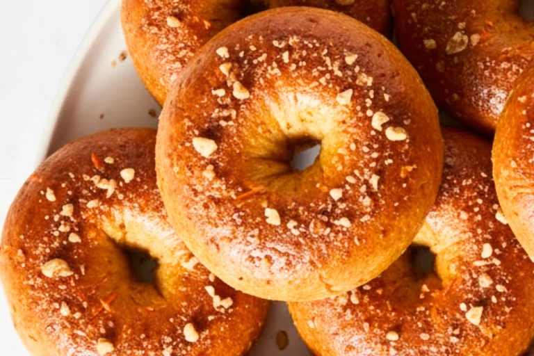Homemade Carrot Cake Bagel