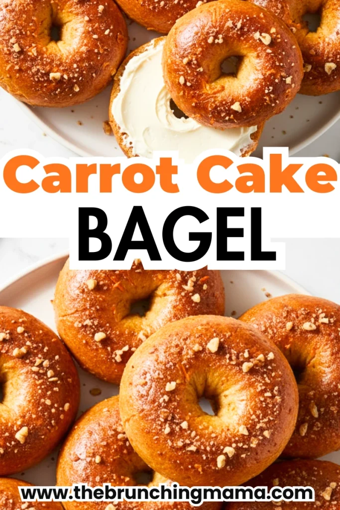 Homemade Carrot Cake Bagel
