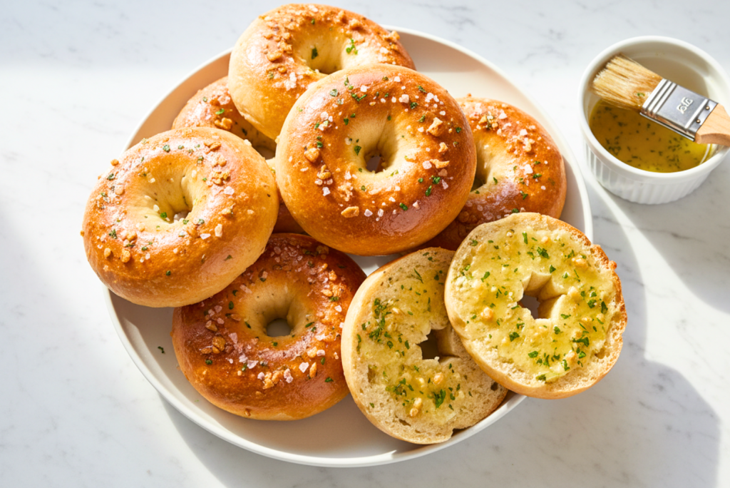 Easy Banana Nut Bagels
