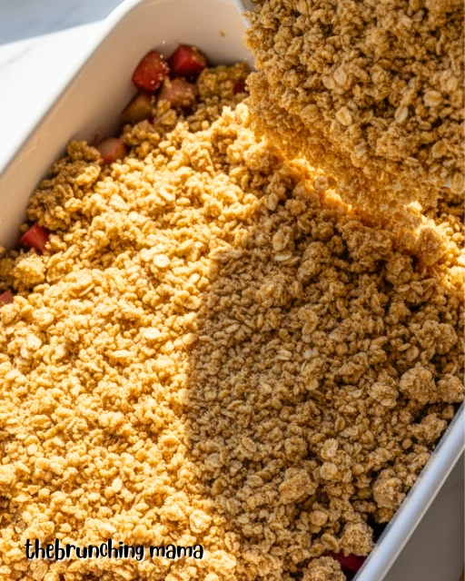 Easy Rhubarb Crisp