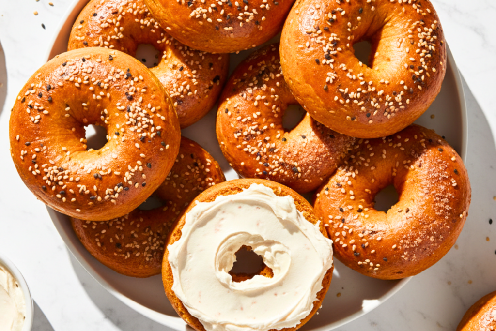 Easy Sweet Potato Bagel
