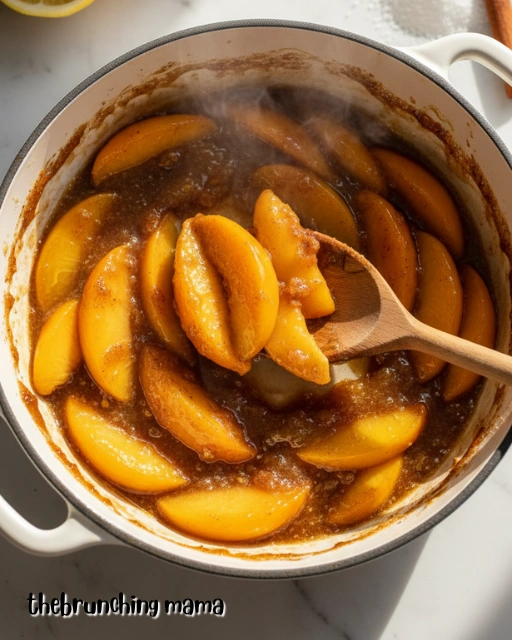 Peach Cobbler Cupcakes