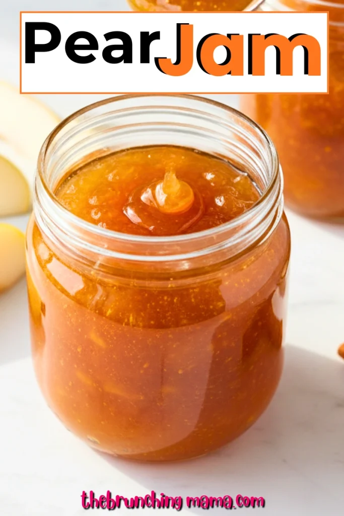 Homemade Pear Jam Recipe