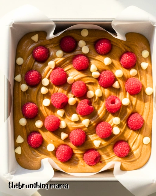 Raspberry White Chocolate Blondies