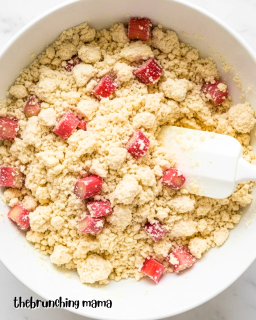 Easy Baked Rhubarb Scones