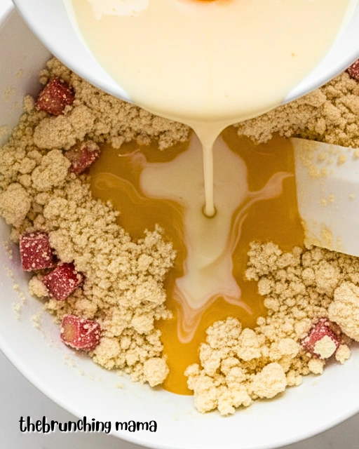 Easy Baked Rhubarb Scones