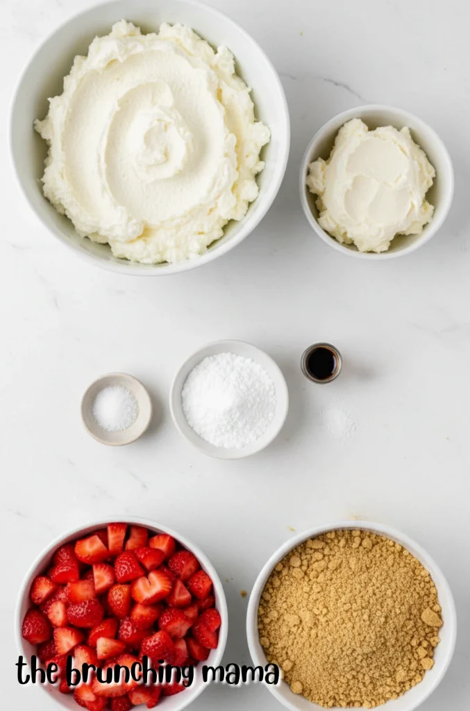 Strawberry Ricotta Cheesecake Cups