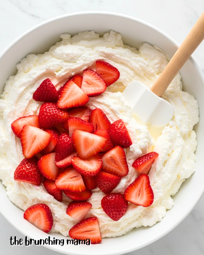 Strawberry Shortcake Fluff Salad