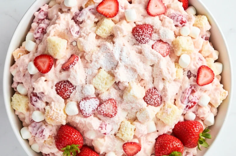 Strawberry Shortcake Fluff Salad