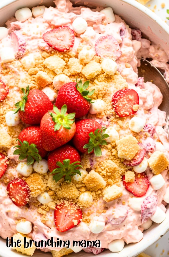 Strawberry Shortcake Fluff Salad