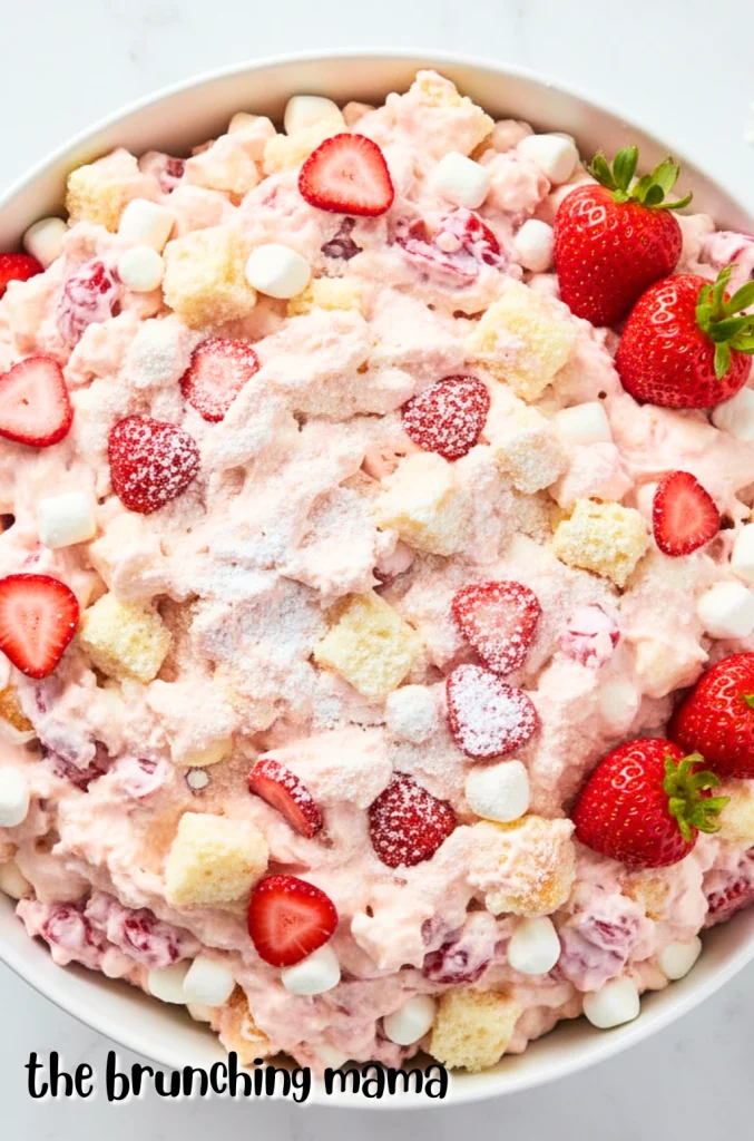 Strawberry Shortcake Fluff Salad