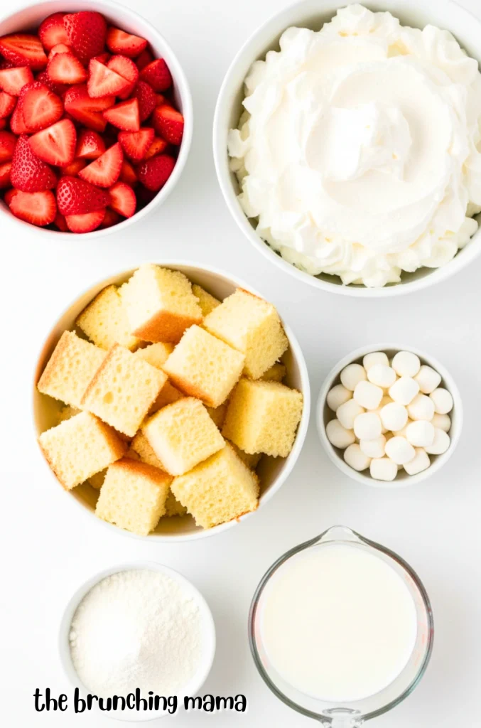 Strawberry Shortcake Fluff Salad