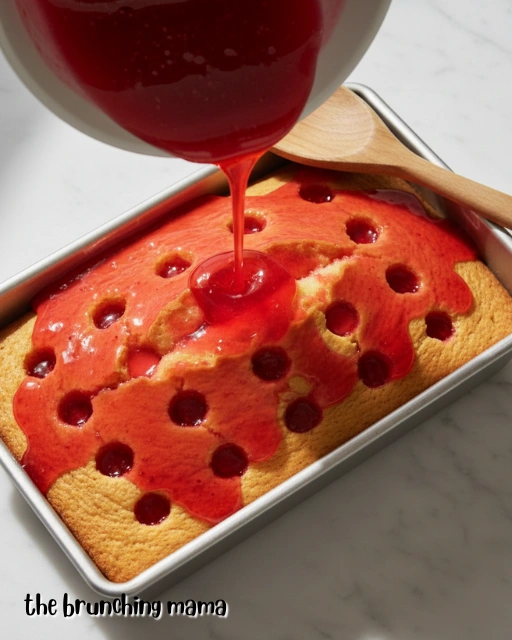 strawberry shortcake poke cake