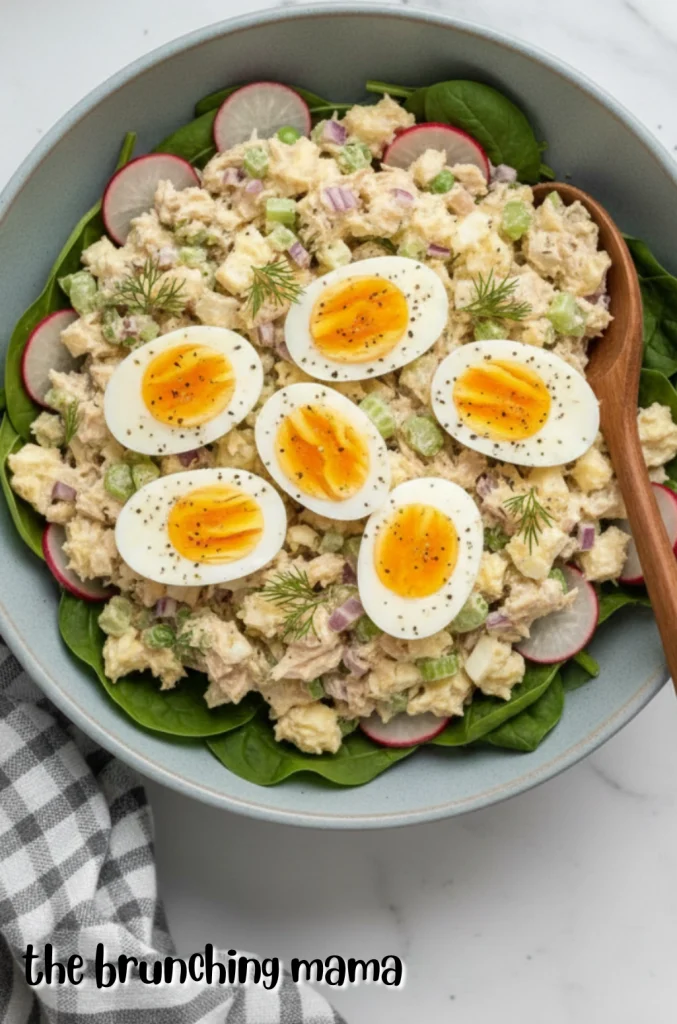 Amish Creamy Tuna Egg Salad
