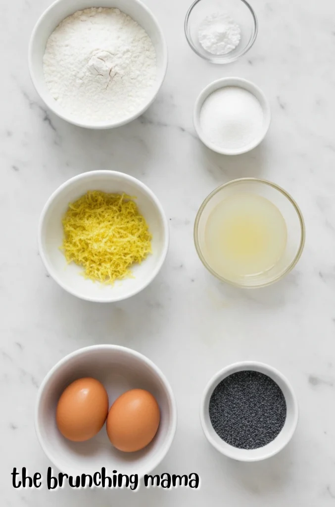Lemon Pancakes With Poppy Seeds