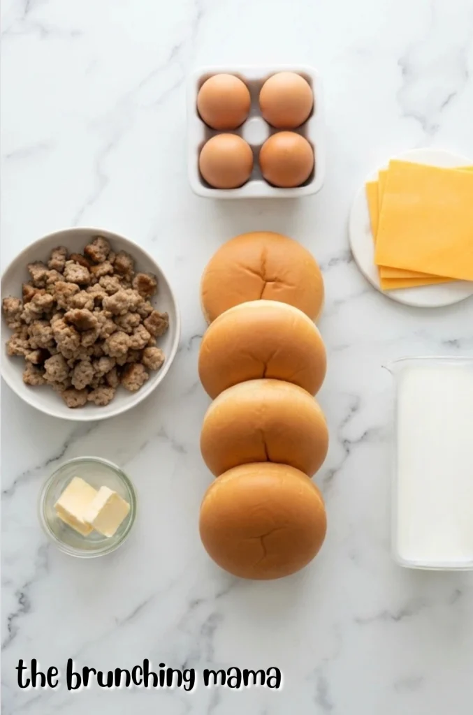 Easy Rolls with Turkey Sausage Egg and Cheese