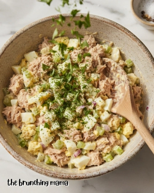 Amish Creamy Tuna Egg Salad