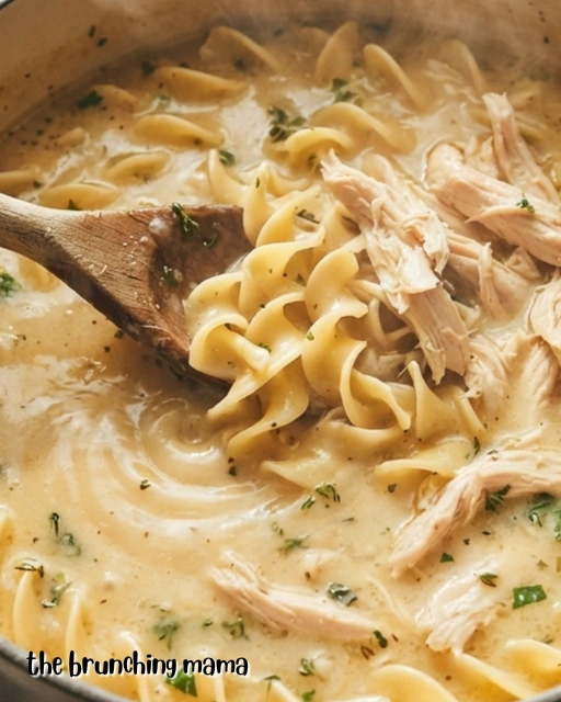 Easy Creamy Chicken Noodle Soup for Cozy Comfort