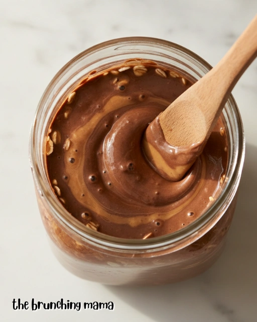 Homemade Chocolate Peanut Butter Overnight Oats