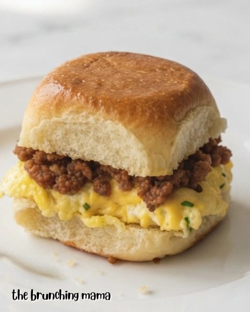 Easy Rolls with Turkey Sausage Egg and Cheese