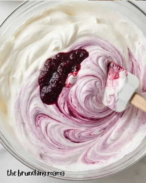 Easy Mulberry Mousse Cake Filling for Layer Cakes