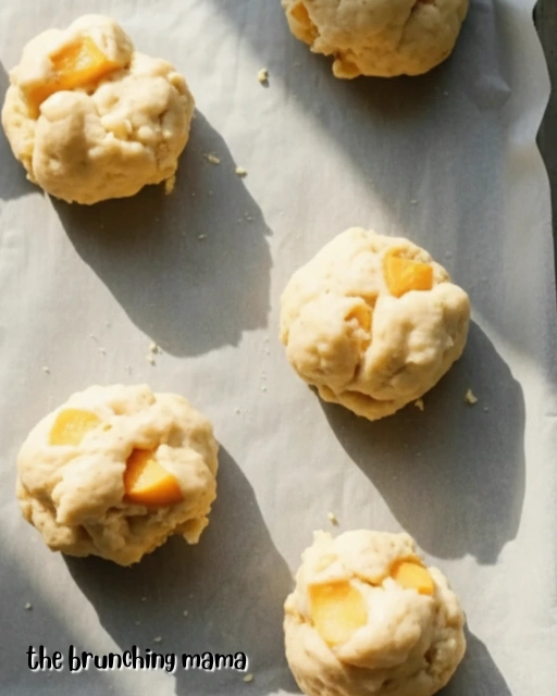 Best Peach and Thyme Cornbread Cookies with Fresh Peaches