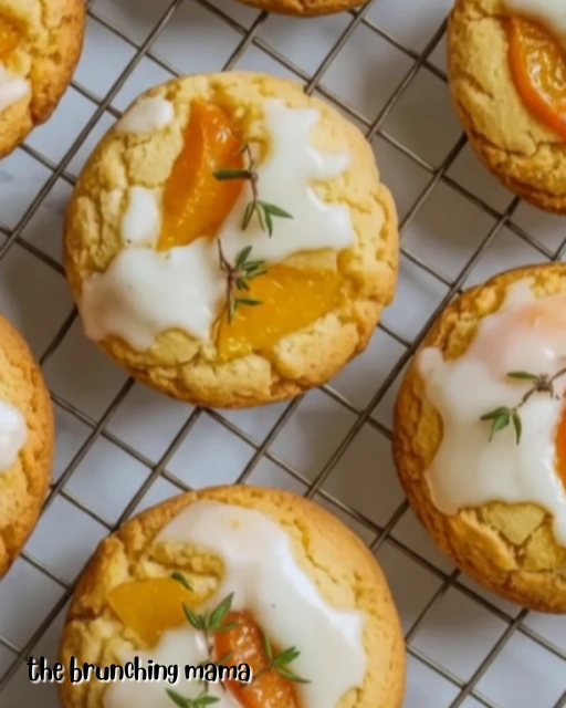Best Peach and Thyme Cornbread Cookies with Fresh Peaches