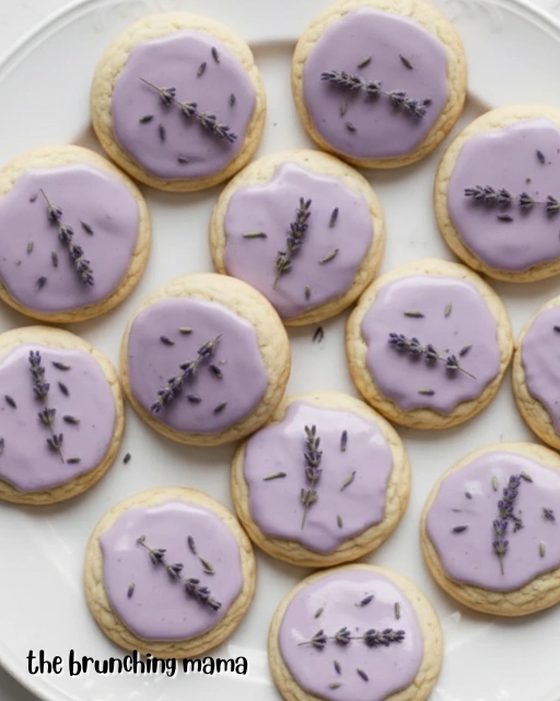 Homemade Lavender Sour Cream Cookies