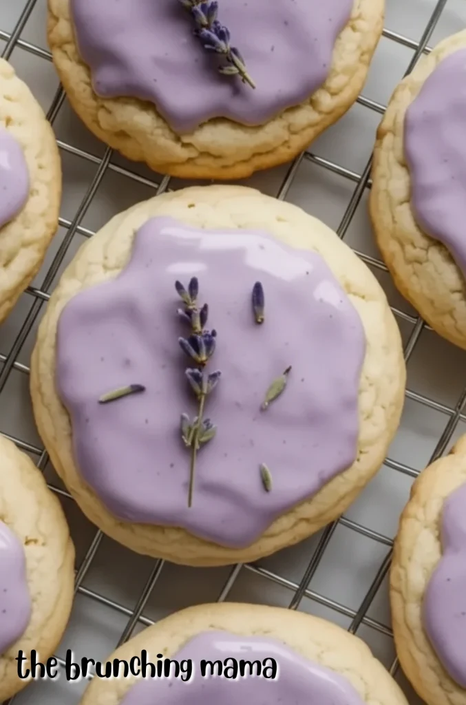 Homemade Lavender Sour Cream Cookies