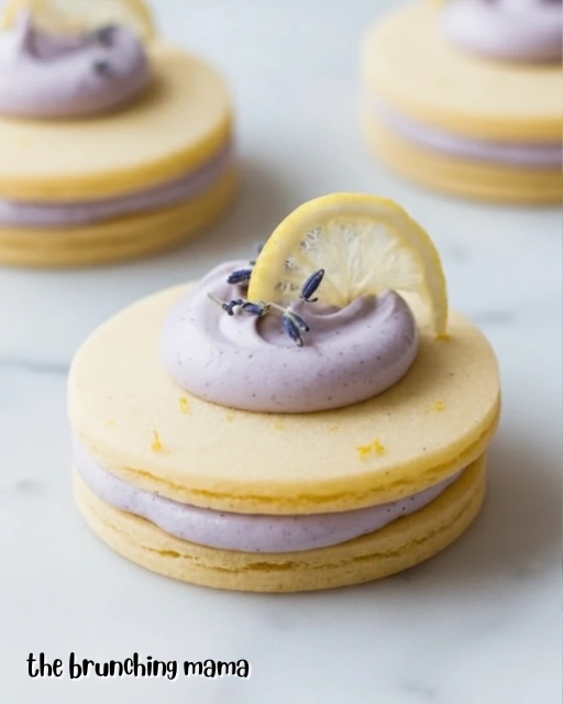 Homemade Lemon Lavender Sandwich Cookies