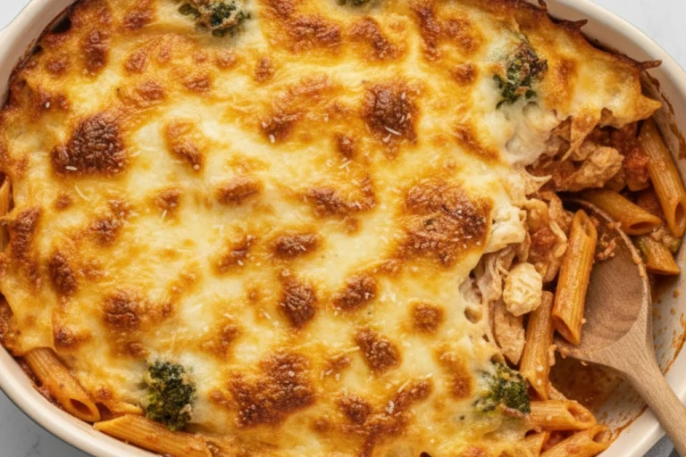 Homemade Chicken Penne Casserole