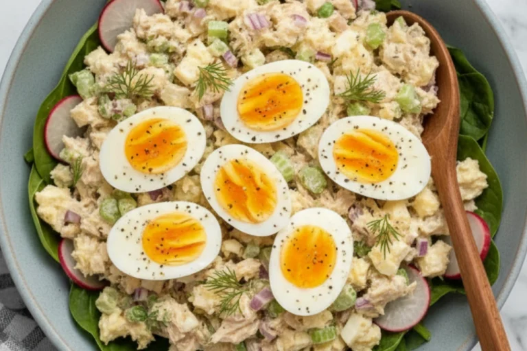 Amish Creamy Tuna Egg Salad
