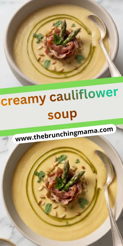 Delicious Creamy Cauliflower Soup