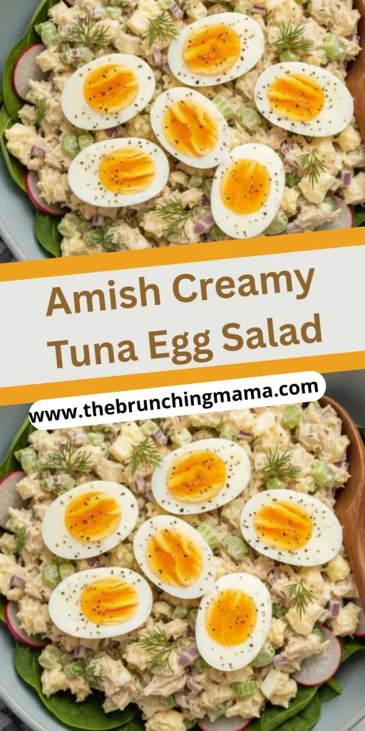 Amish Creamy Tuna Egg Salad
