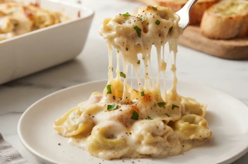 Alfredo Tortellini Bake