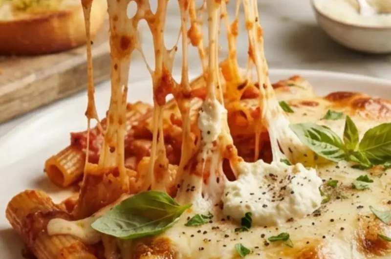 Four Cheese Baked Rigatoni