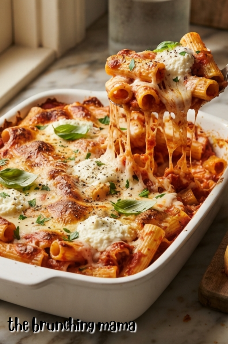 Four Cheese Baked Rigatoni
