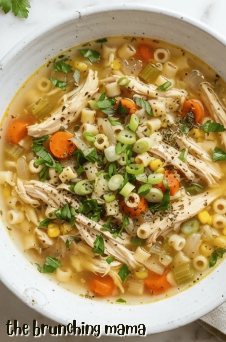 Chicken Soup with Pasta