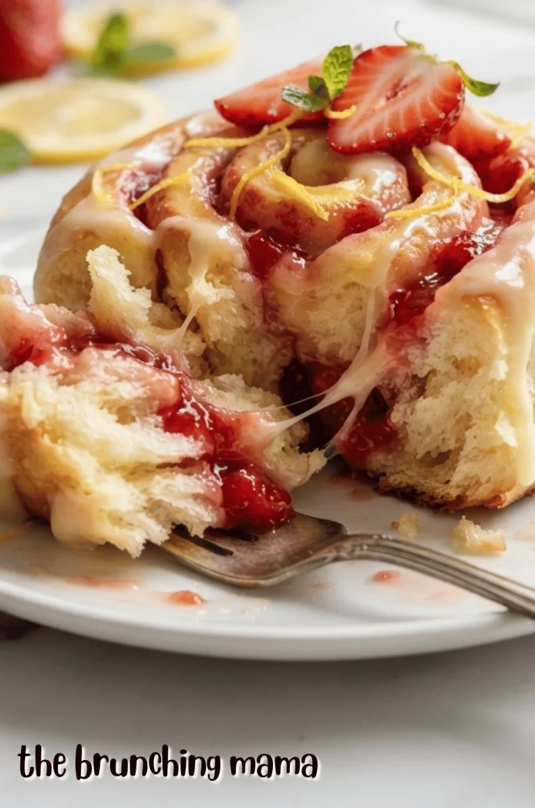 Strawberry Lemon Cinnamon Rolls