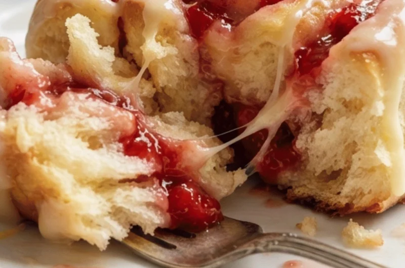 Strawberry Lemon Cinnamon Rolls