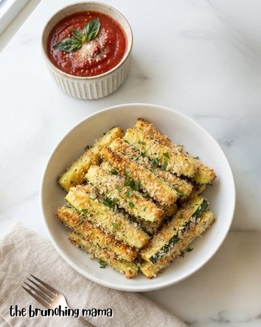 Baked Parmesan Zucchini Fries