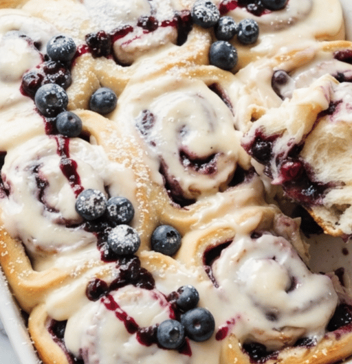 Best Blueberry Cinnamon Rolls