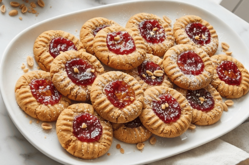 Peanut Butter and Jelly Cookies
