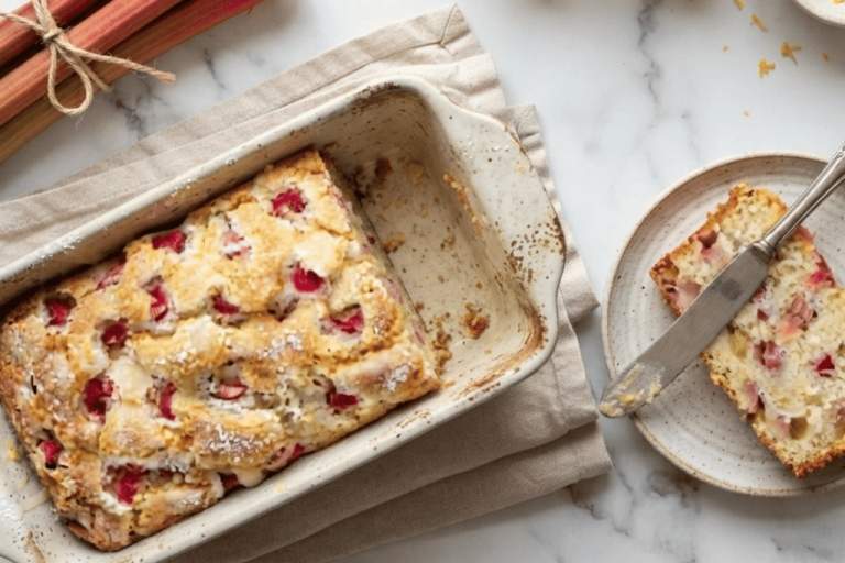 Lemon Rhubarb Bread