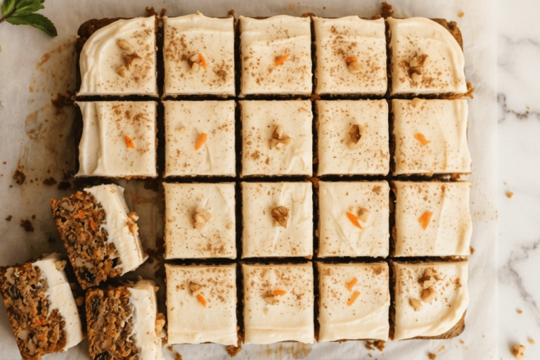 Carrot Cake Cream Cheese Bars