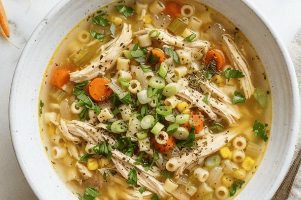 Chicken Soup with Pasta